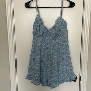 L Altar’d State Blue Floral Romper